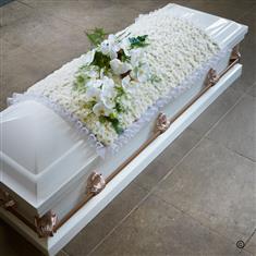 Fresh Flower Comfort Blanket Funeral Tribute 