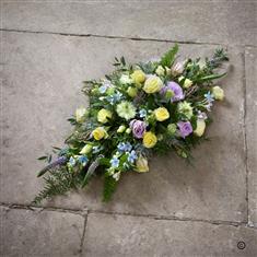 Fresh Flower Delicate Spray Funeral Tribute 