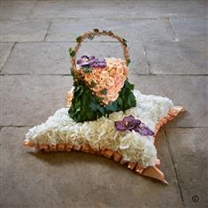 Fresh Flower Handbag Funeral Tribute 