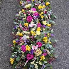 Multifunctional Fresh Flower Coffin Casket Table Spray 