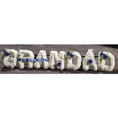 Artificial Funeral Tribute GRANDAD Letter Hire
