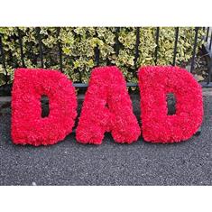 Artificial Funeral Tribute DAD Letter to Hire 