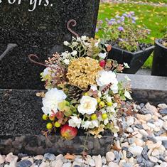Artificial Grave Flowers - Autumnal Flowers