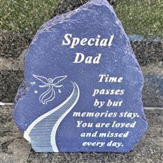 Special Dad Faux Stone with Verse