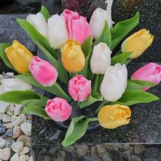 Artificial Grave Flowers - Simply Tulips 