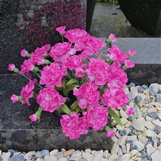 Artificial Grave Flowers - Simply Carnations 