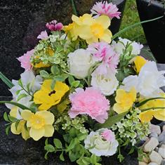 Artificial Grave Inserts - Spring Mix 