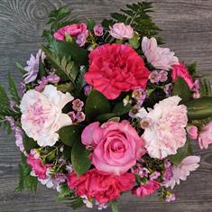 Fresh Flower Posy - Pink Carnations 