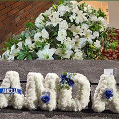 Hire package 2 - coffin spray plus upto 7 letters artificial only