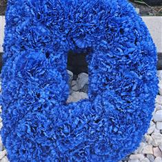 HIRE - DAD letters artificial Royal Blue 